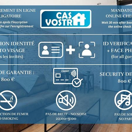 Superbe Loft Industriel - Casa Vostra - Caution 800 Eur & Id Requises - Gaillard Tram-Frontiere公寓 外观 照片